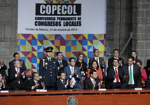 V Asamblea Plenaria de la Conferencia permanente de Congresos Locales (COPECOL). 24 de octubre.